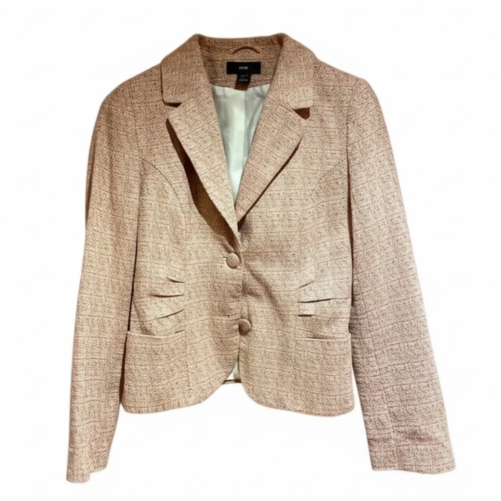 H&M preppy office spring tweed jacket
